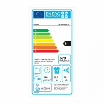Candy CSOE C10DG-S Στεγνωτήριο 10kg B με Συμπυκνωτή Candy CSOE C10DG-S Στεγνωτήριο 10kg B με Συμπυκνωτή